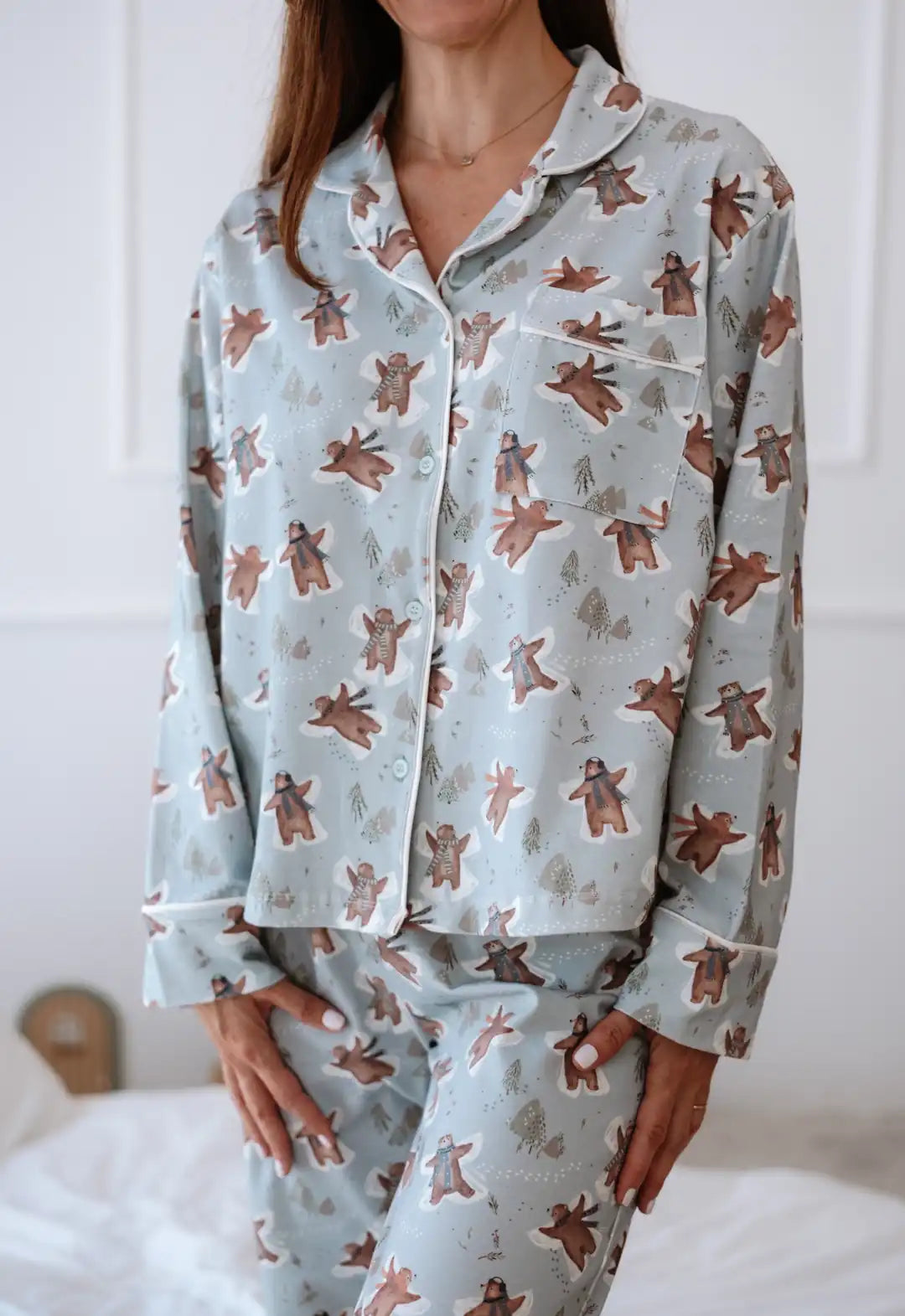 Mama & Me Pyjama & Sleeping Bag Set - Snow Angel