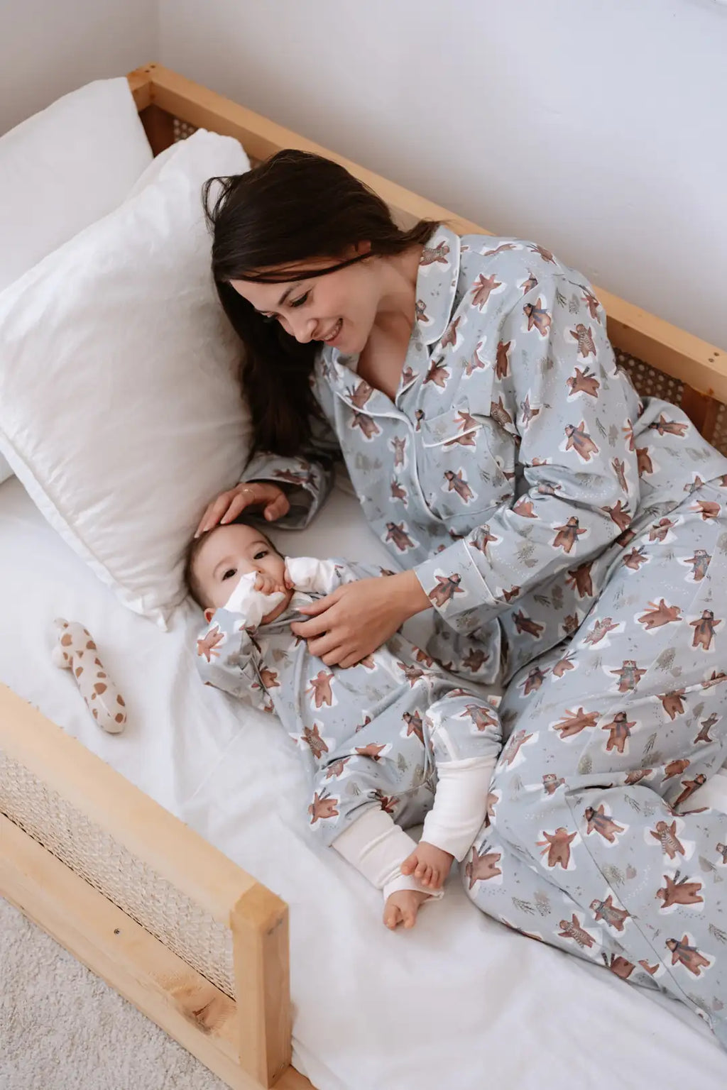 Mama & Me Pyjama & Sleeping Bag Set - Snow Angel