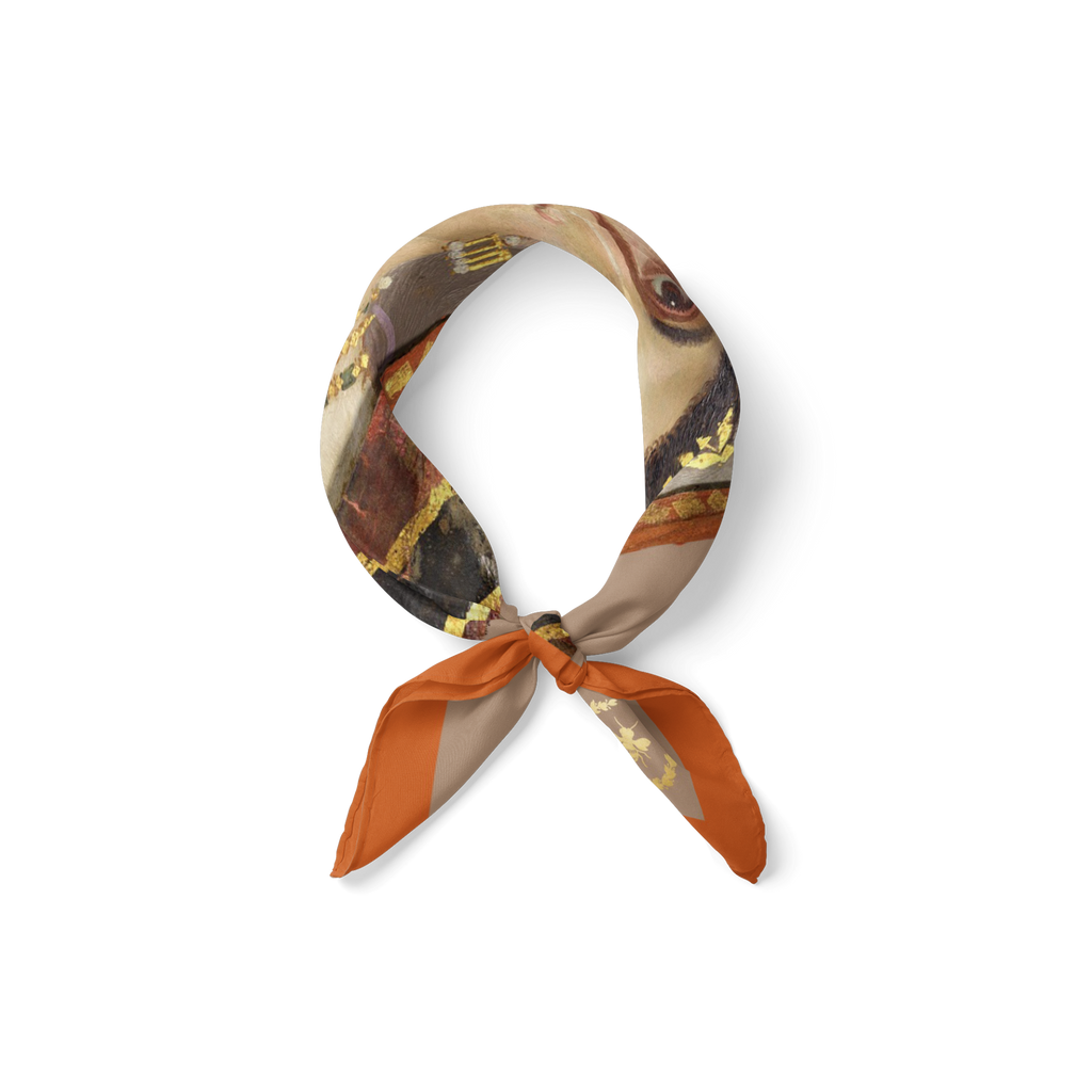Queen Isadora Silk Scarf - 55 X 55 Cm