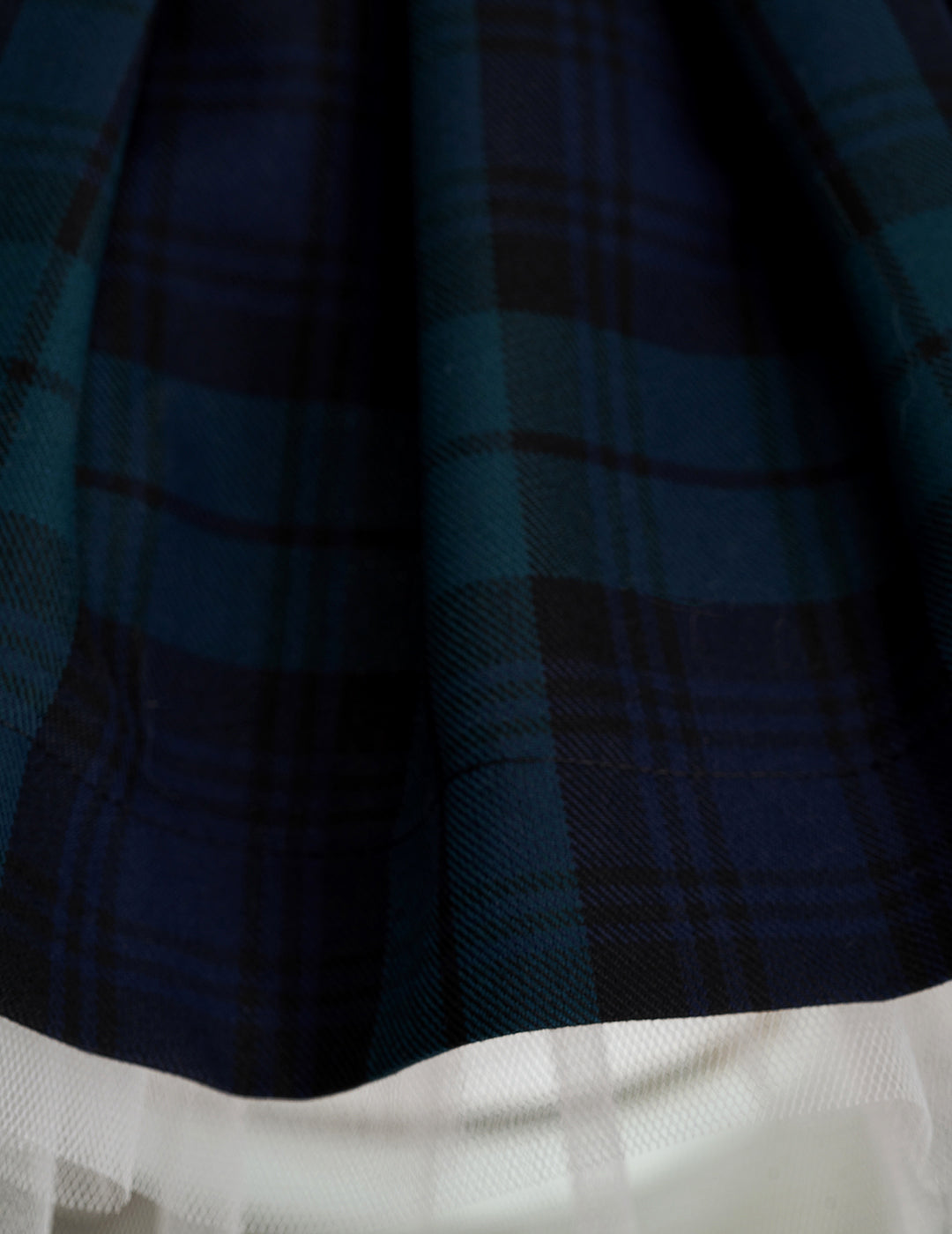 Plaid Detail School & Special Occasion Dress