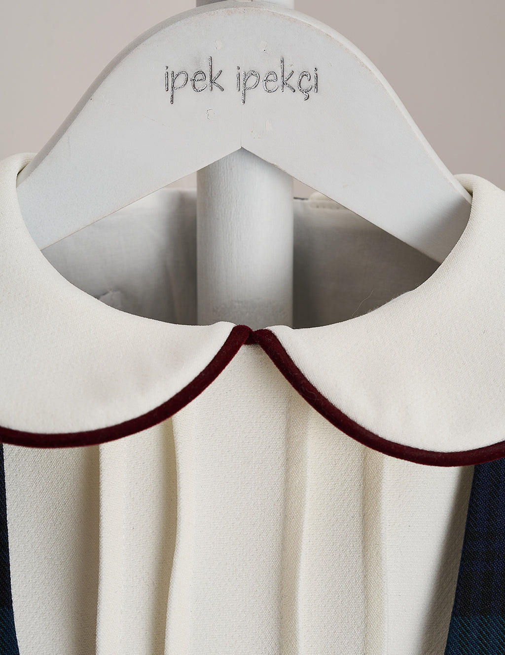 Plaid Detail School & Special Occasion Dress