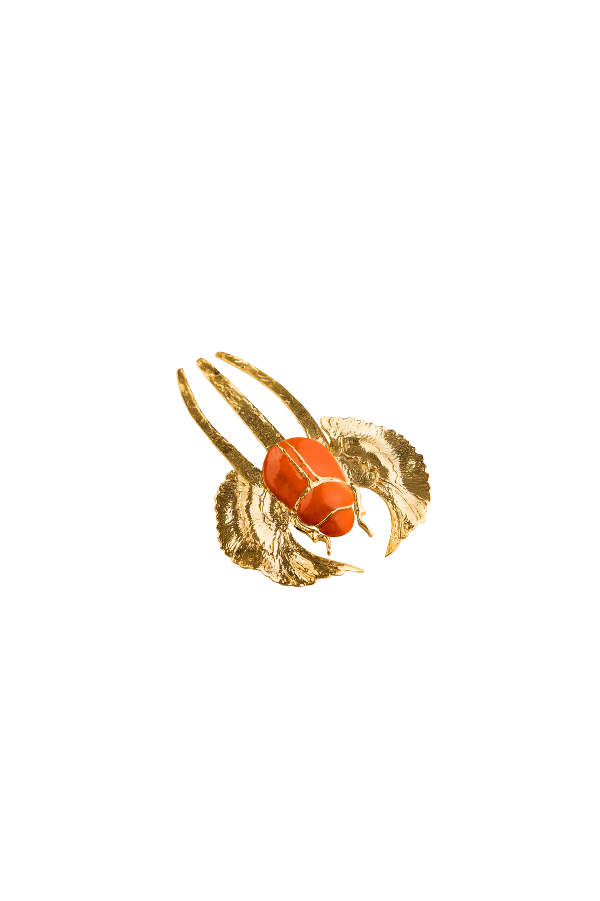 Khepera Orange Hair Clip