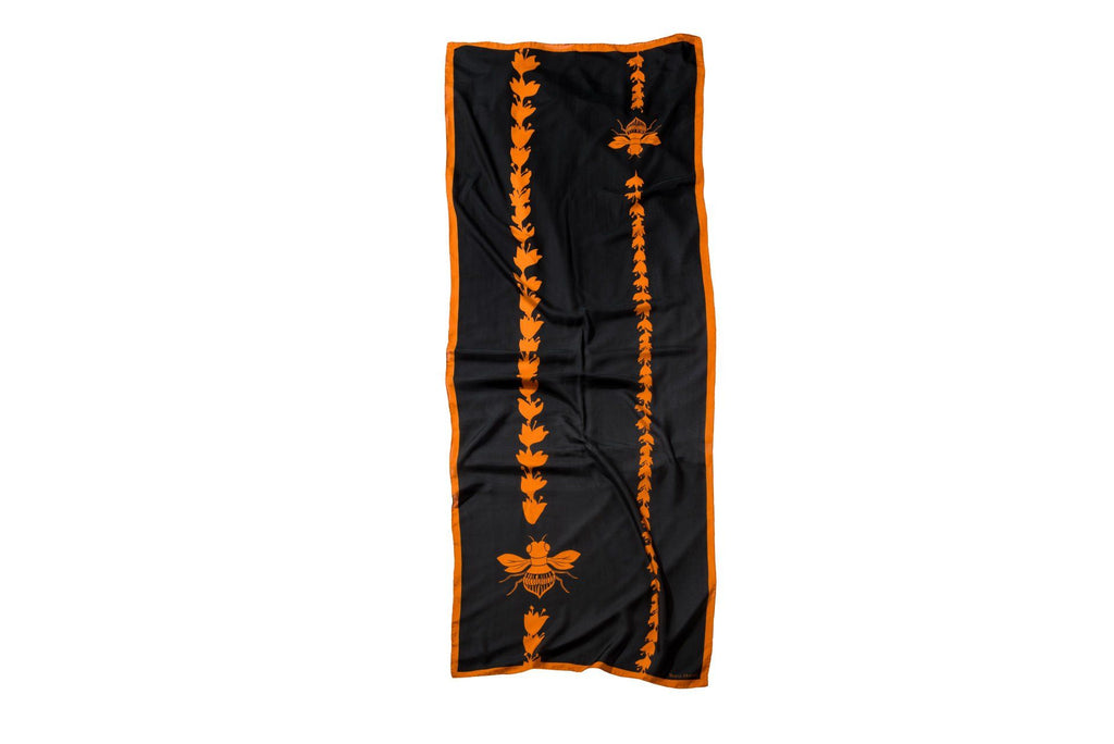 Tulip Mara Silk Cotton Scarf - 90 X 200 Cm