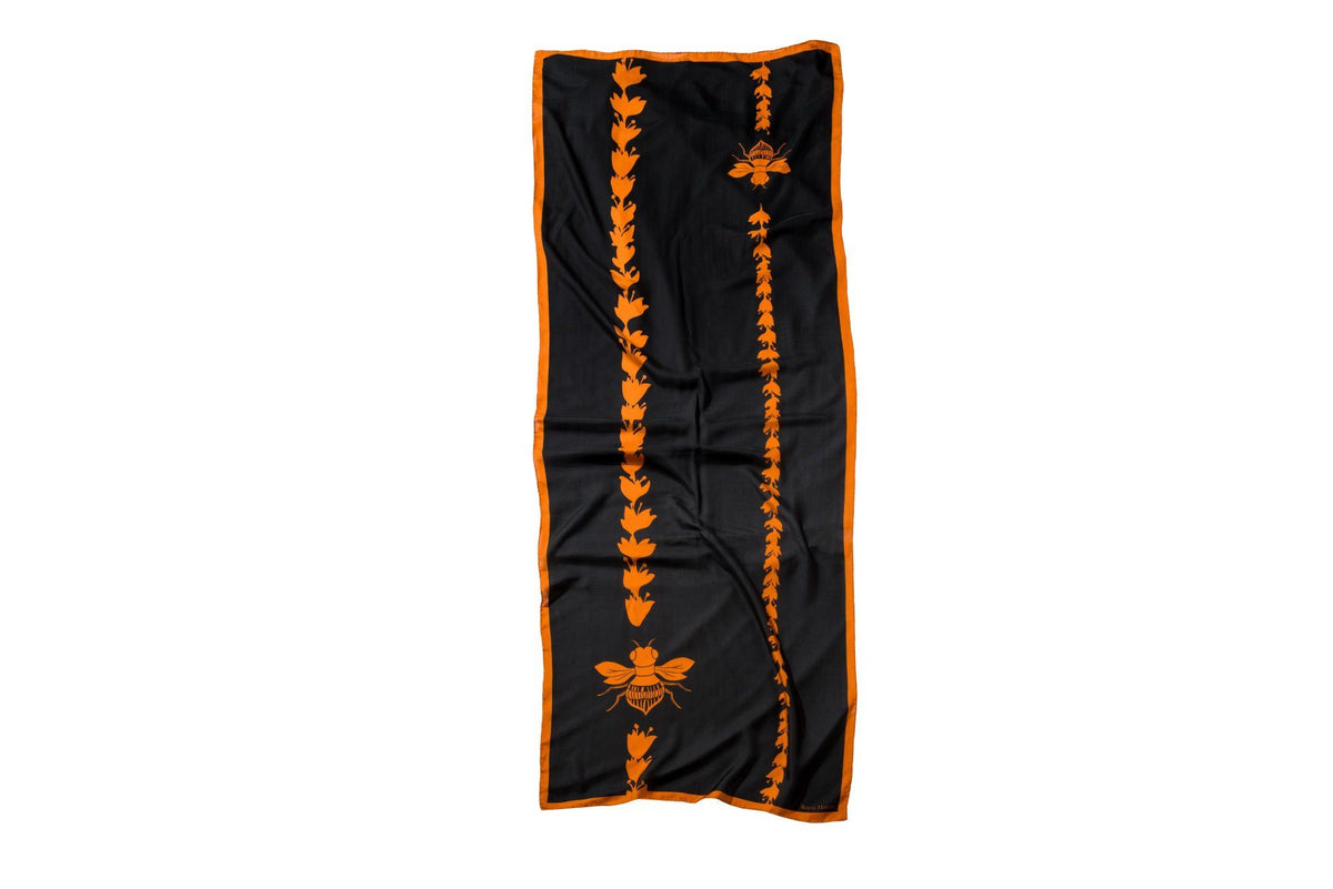 Tulip Mara Silk Cotton Scarf - 90 X 200 Cm