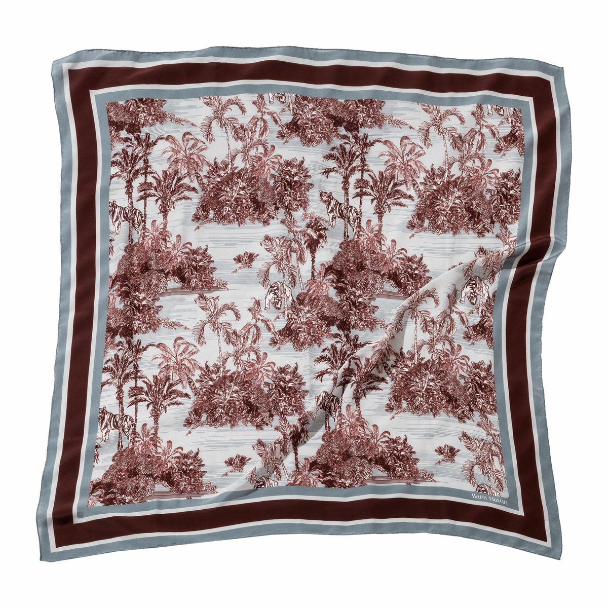 Toile de Jouy Jackie - 105 X 105 Cm Silk Scarf