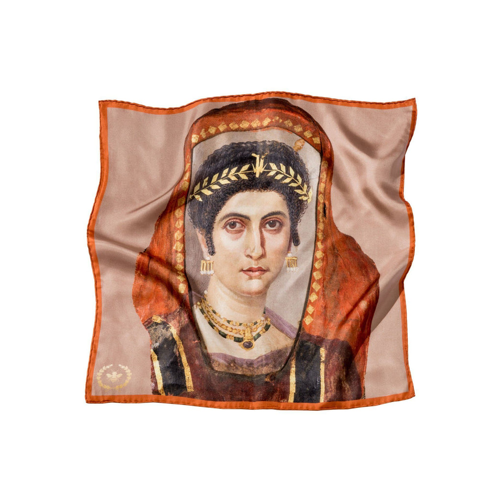Queen Isadora Silk Scarf - 55 X 55 Cm