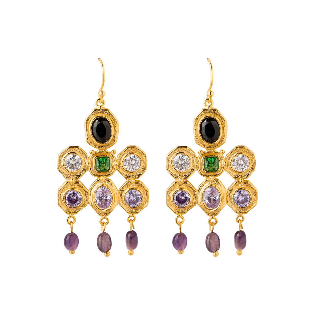 Ametist Light Earrings