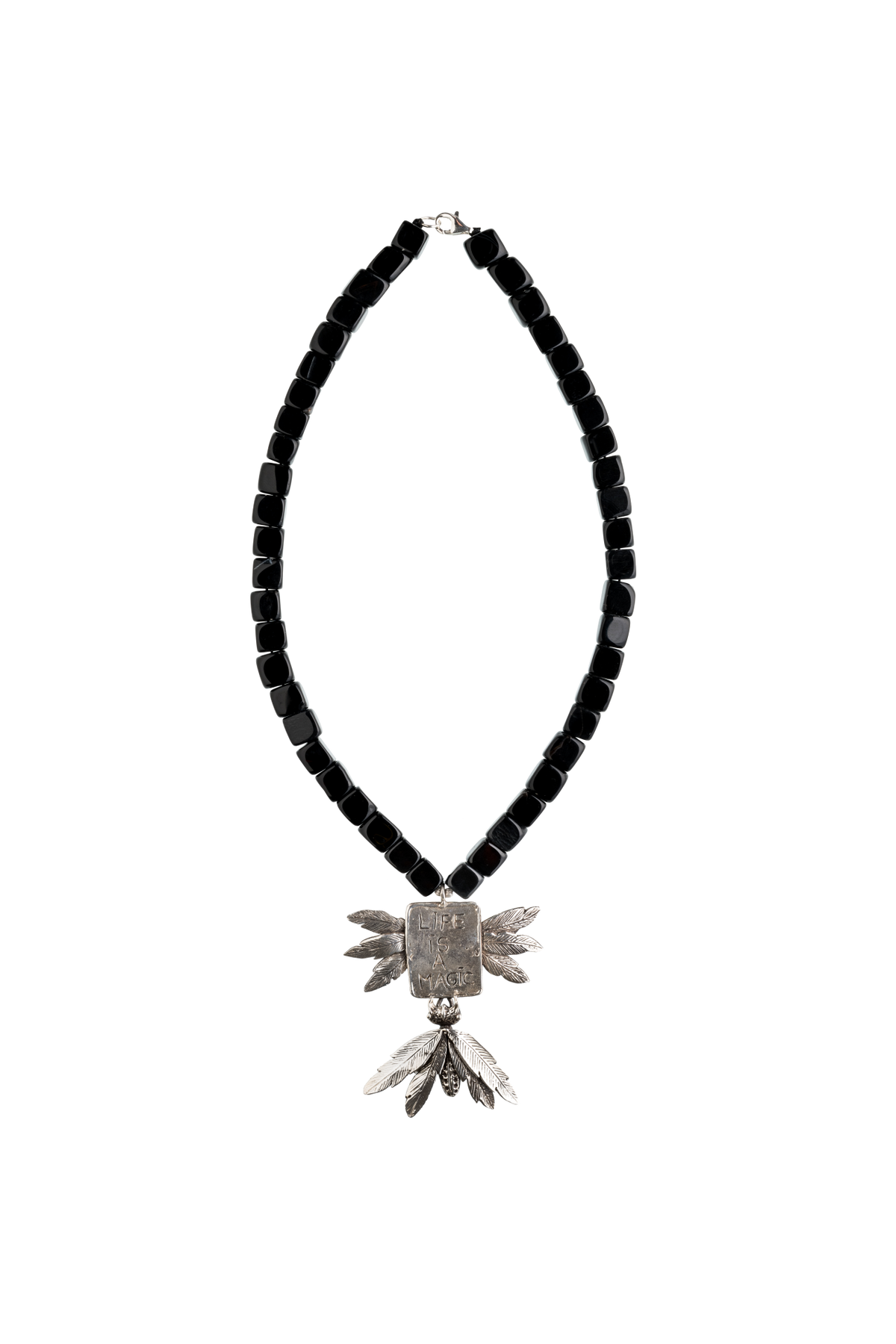 Life Is a Magic Silver Necklace