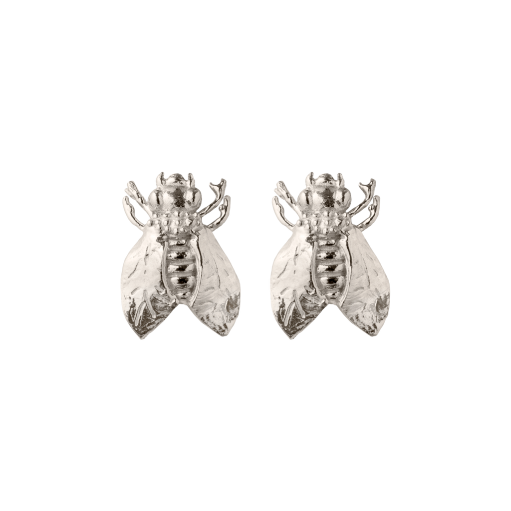 Bee Bee Silver Earrings