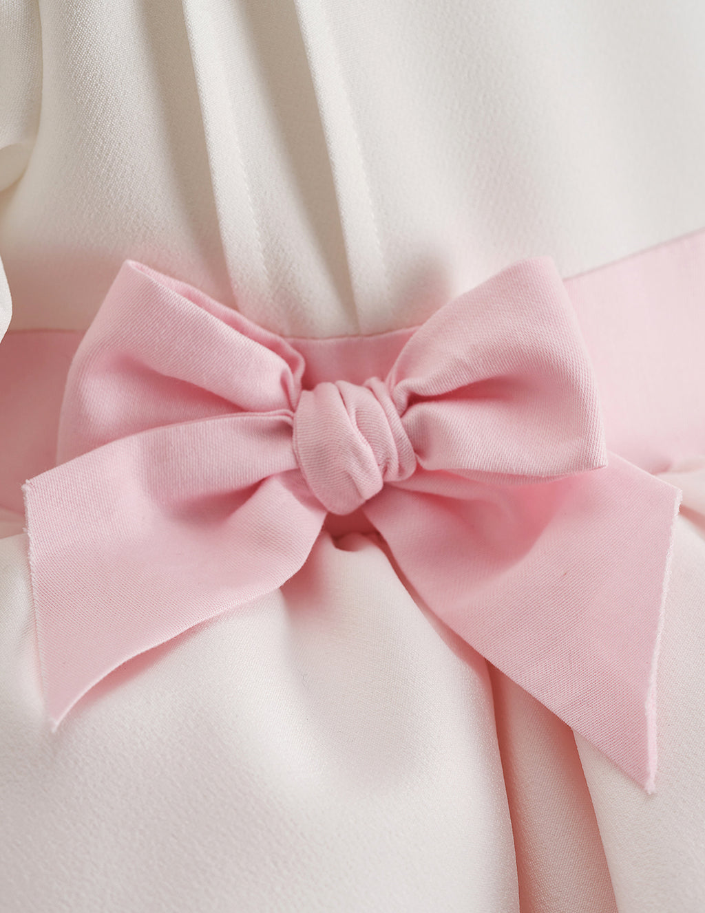 Pink Detail Double Skirt Embroidered Dress