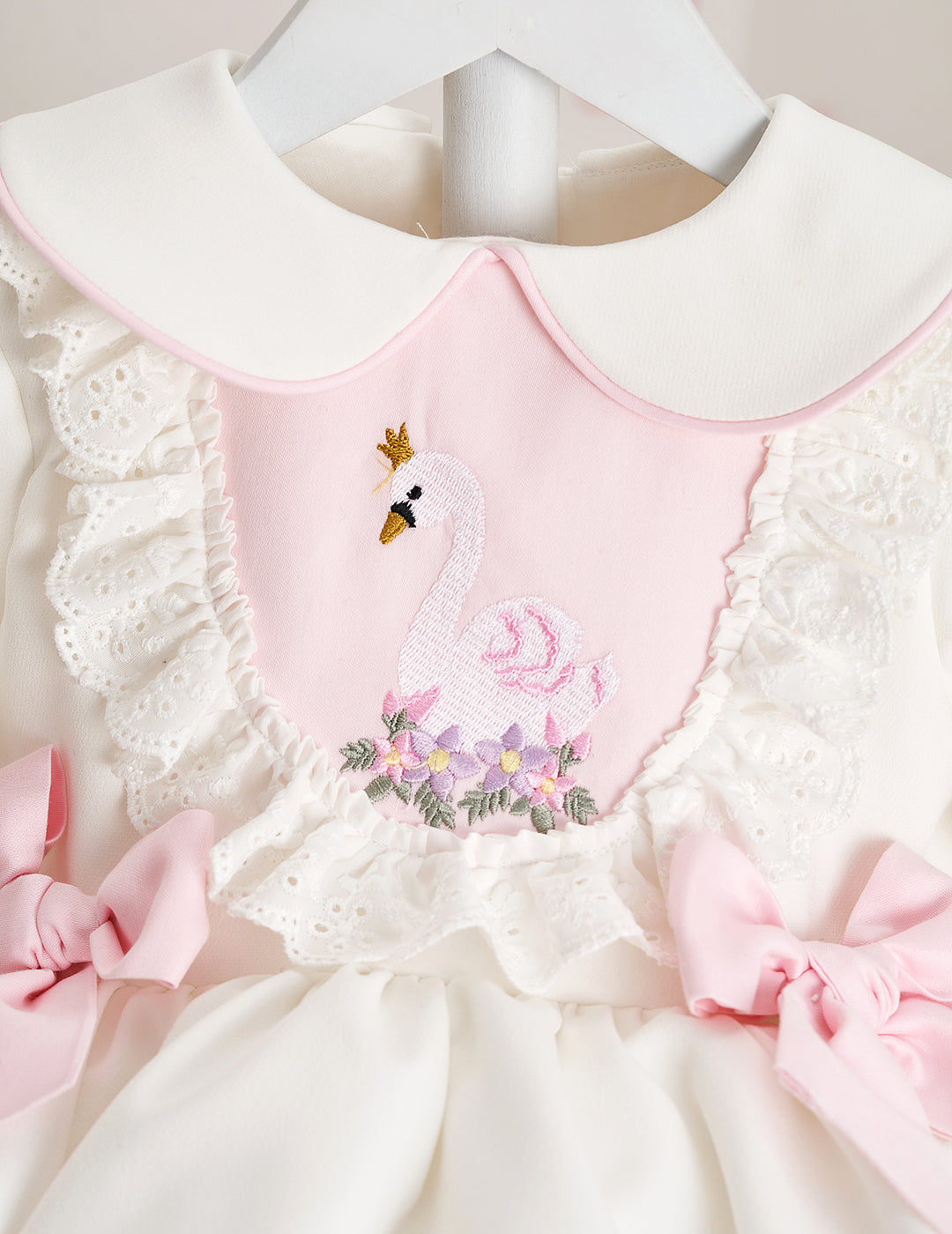 Bow Detail Swan Dress
