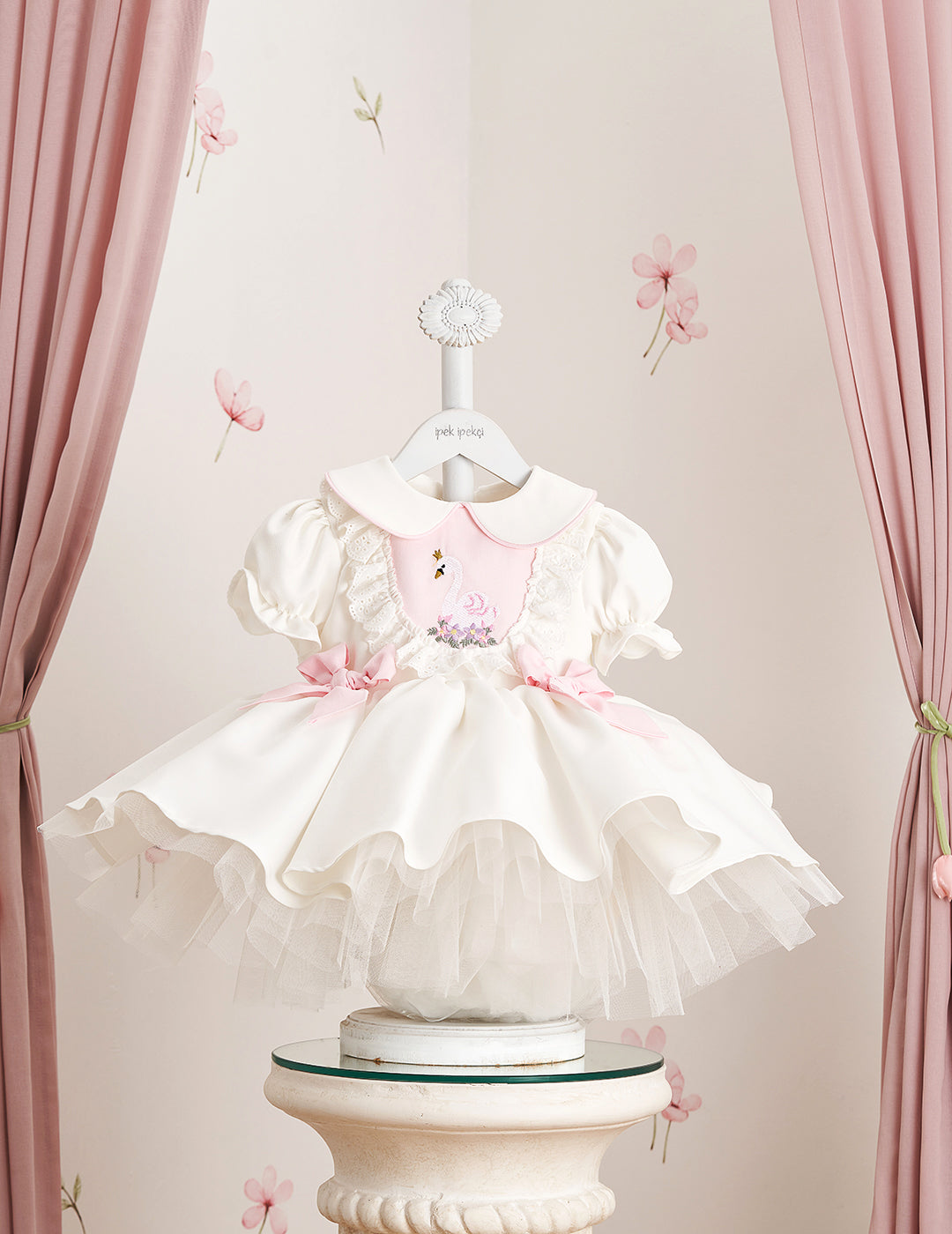 Bow Detail Swan Dress