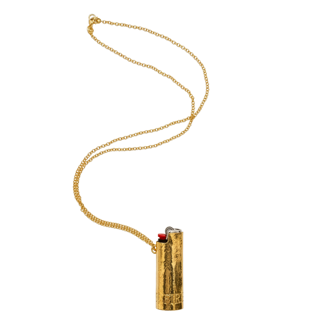 Love Is Fire Lighter Holder Necklace