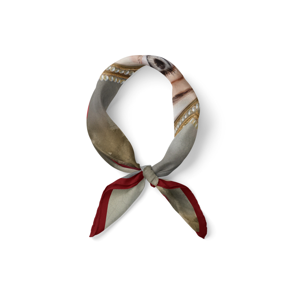 Les Muses Silk Scarf 65 X 65 Cm