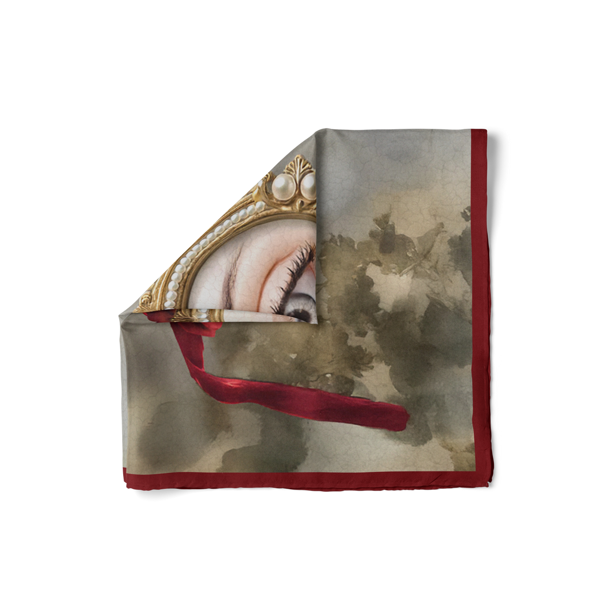 Les Muses Silk Scarf - 140 X 140 Cm