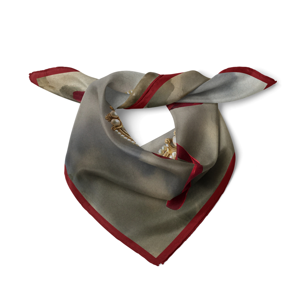 Les Muses Silk Scarf 65 X 65 Cm