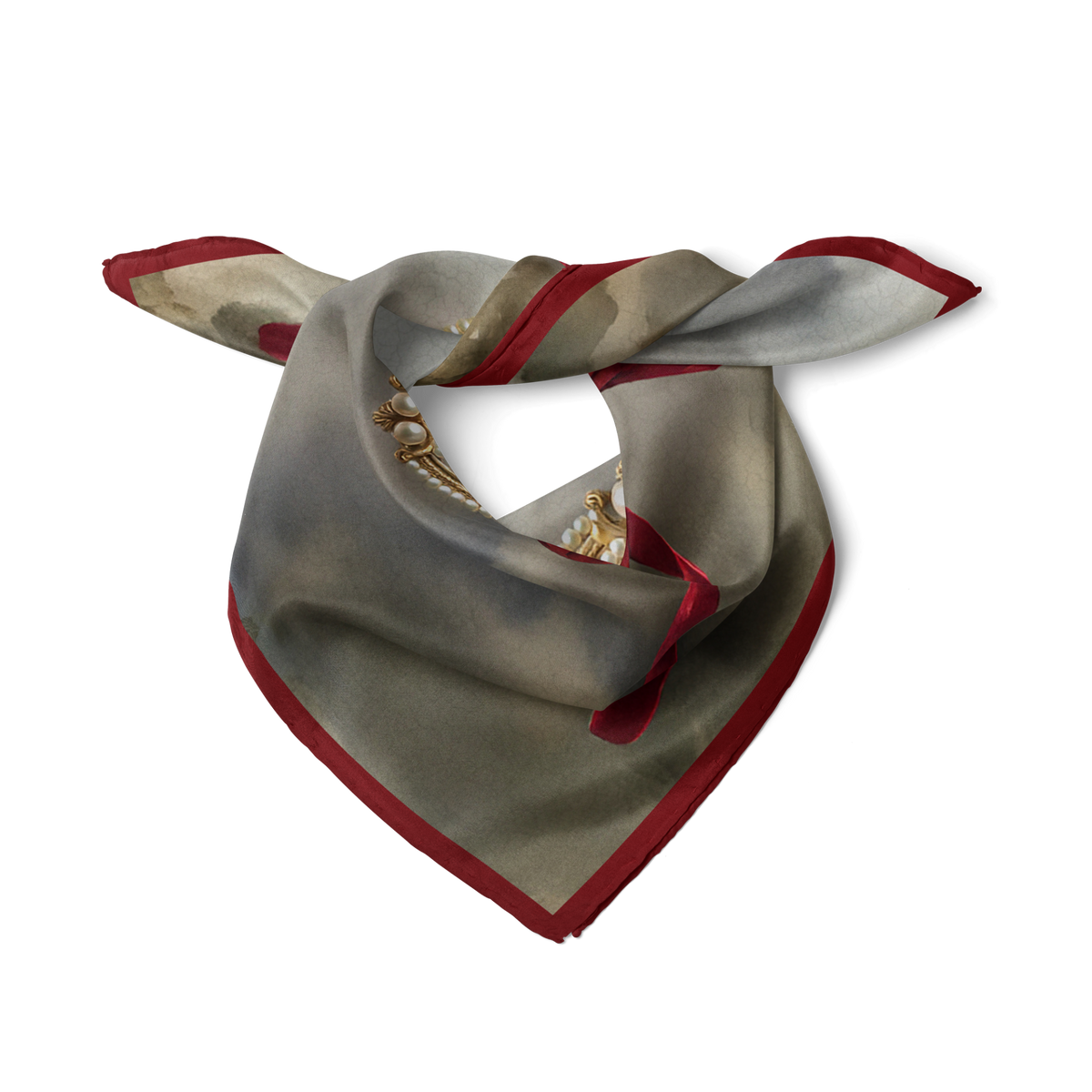 Les Muses Silk Scarf 65 X 65 Cm