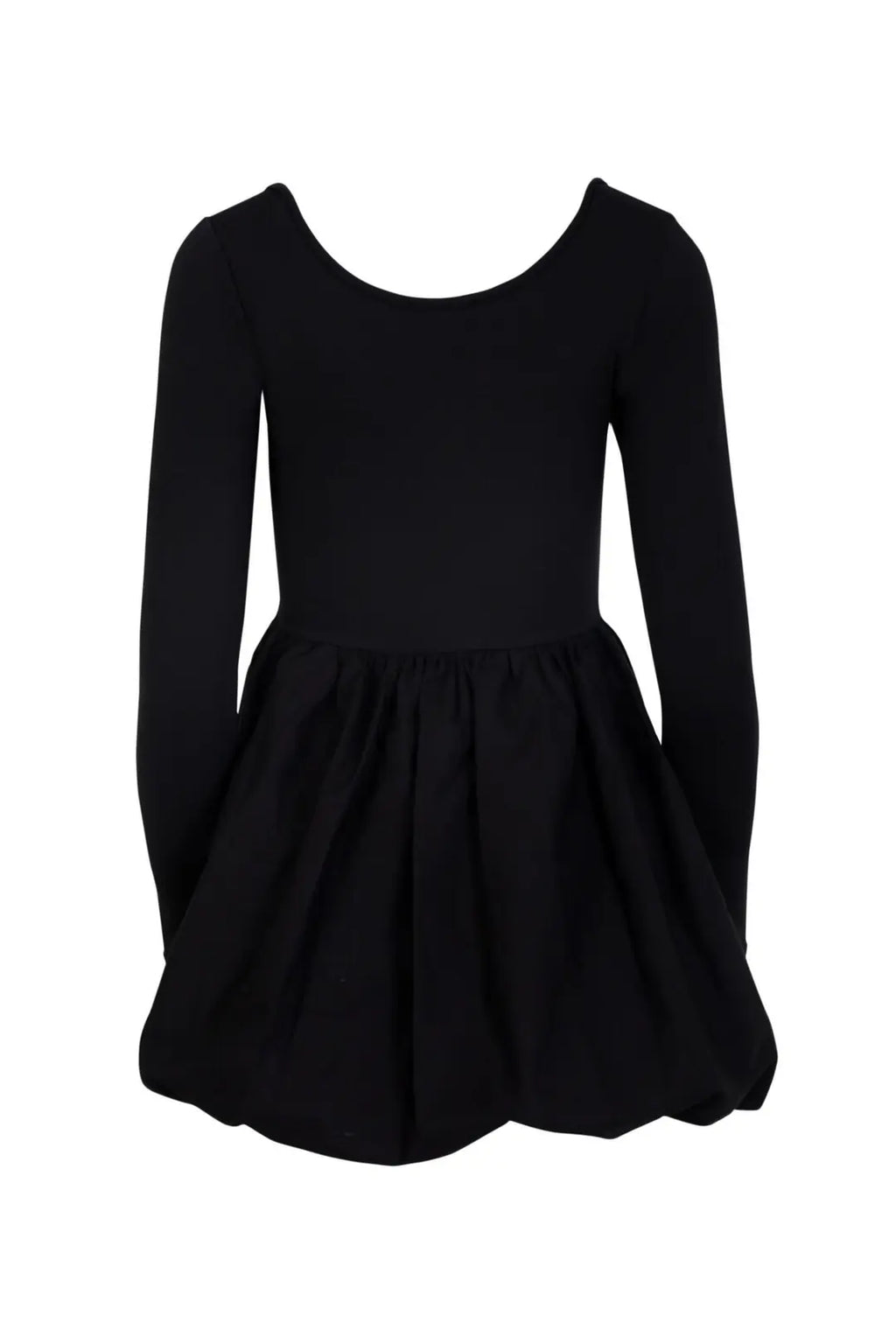 Valera Black Balloon Dress - 2