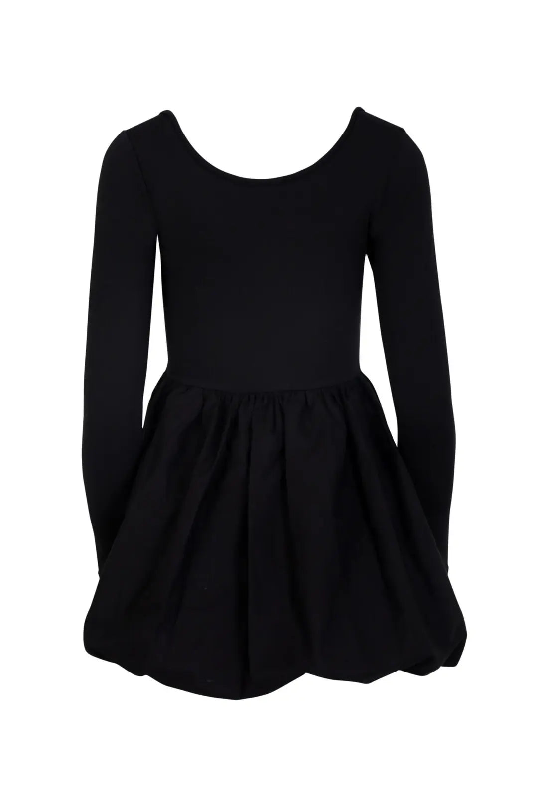 Valera Black Balloon Dress - 2