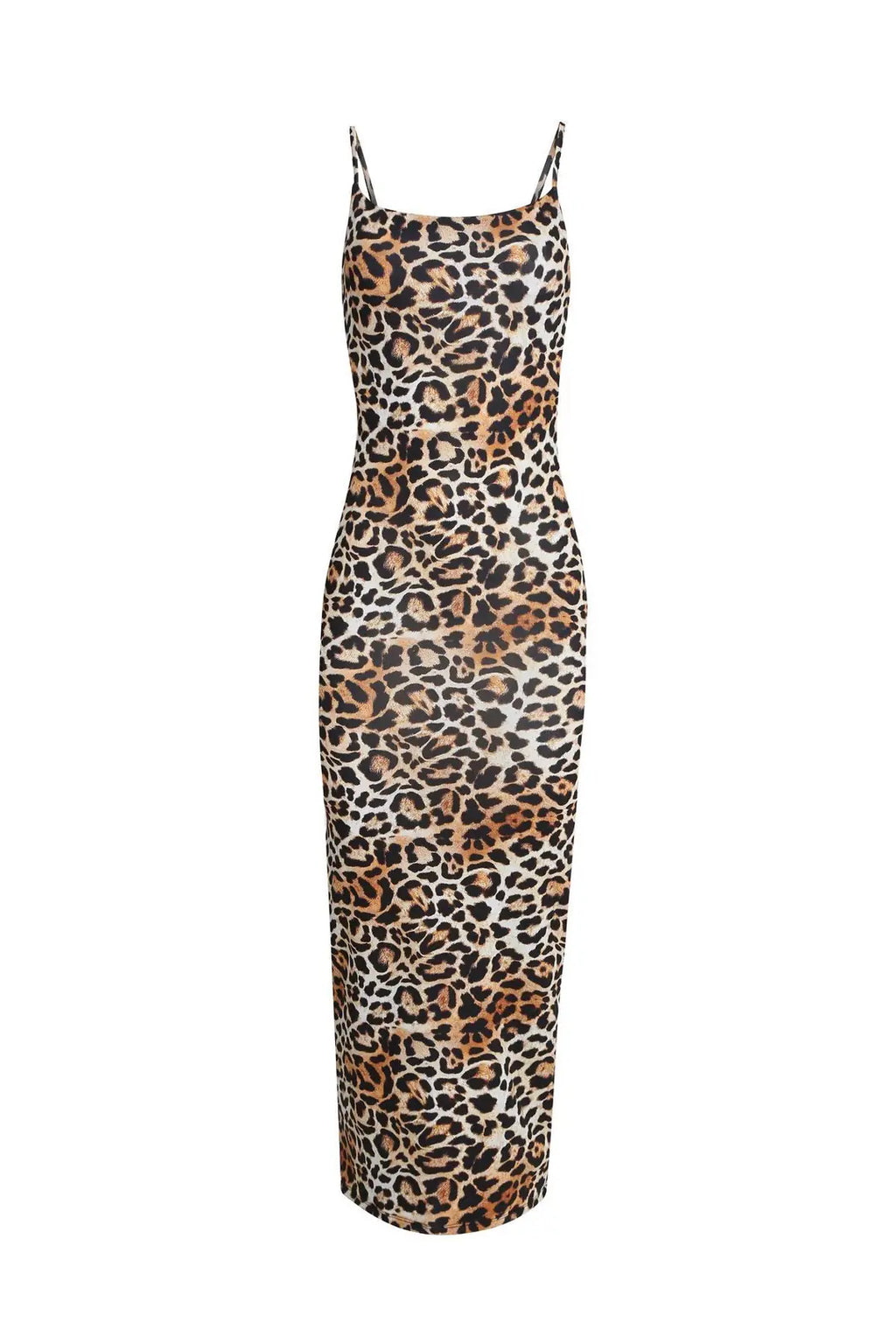 Genova Soft Touch Shaping Leopard Print Strappy Dress - 3