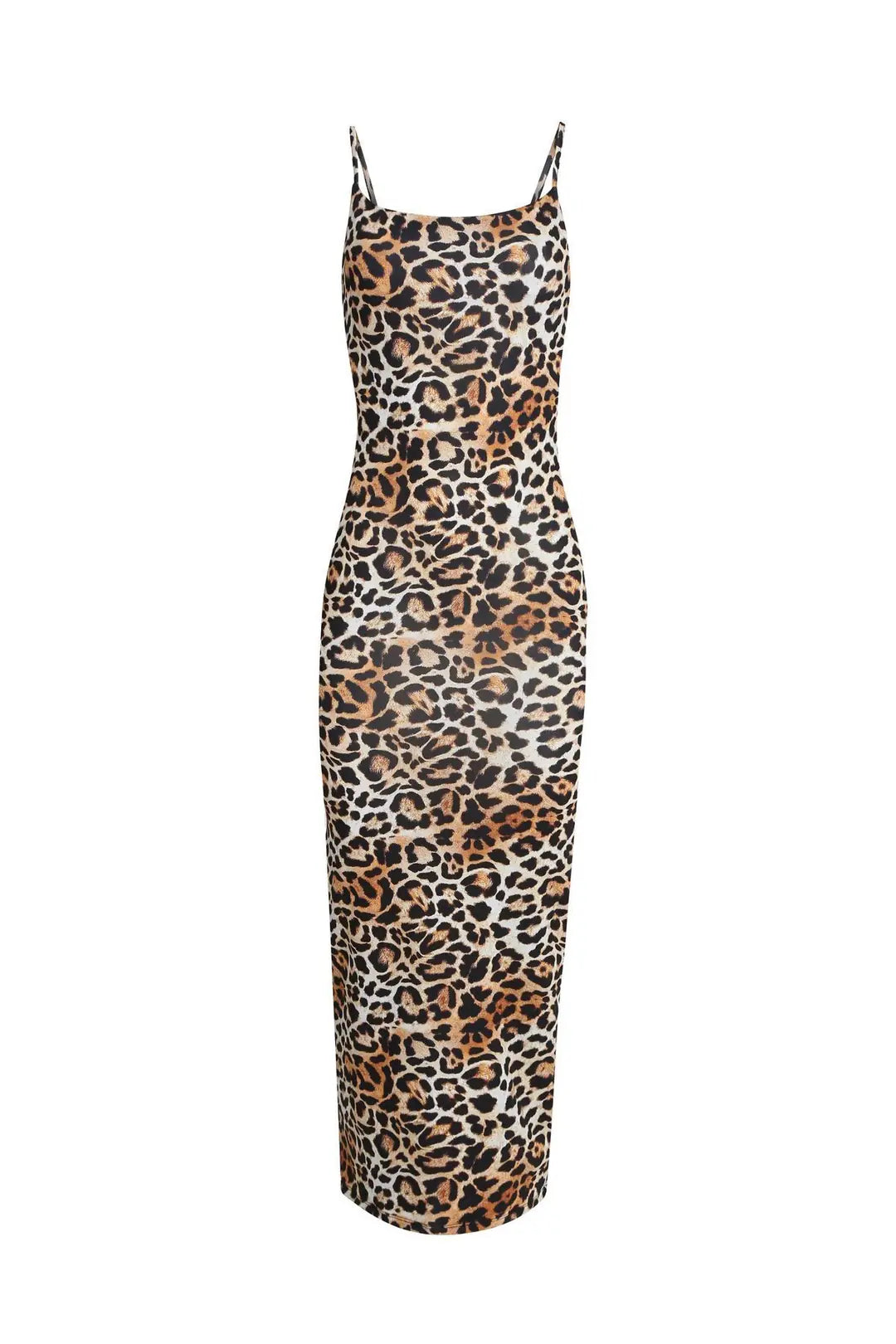 Genova Soft Touch Shaping Leopard Print Strappy Dress - 3