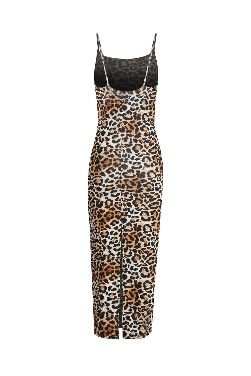 Genova Soft Touch Shaping Leopard Print Strappy Dress - 4