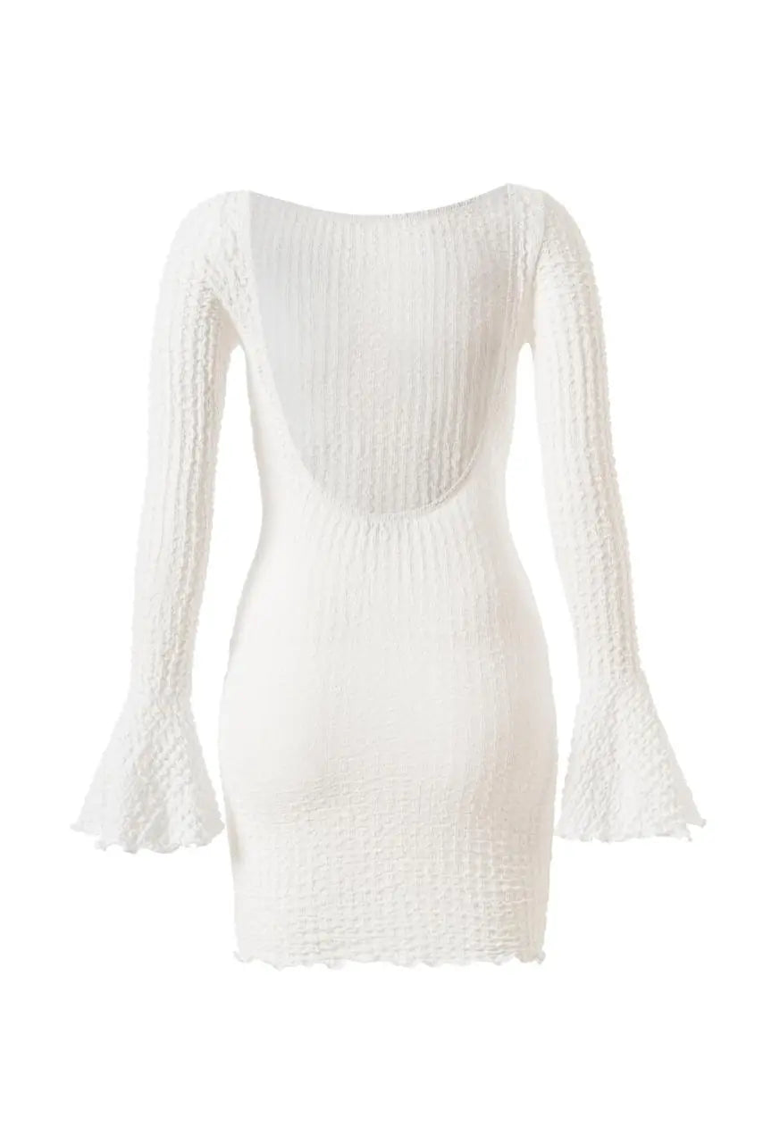 La Posedo Open-Back Long Sleeve Dress - 2