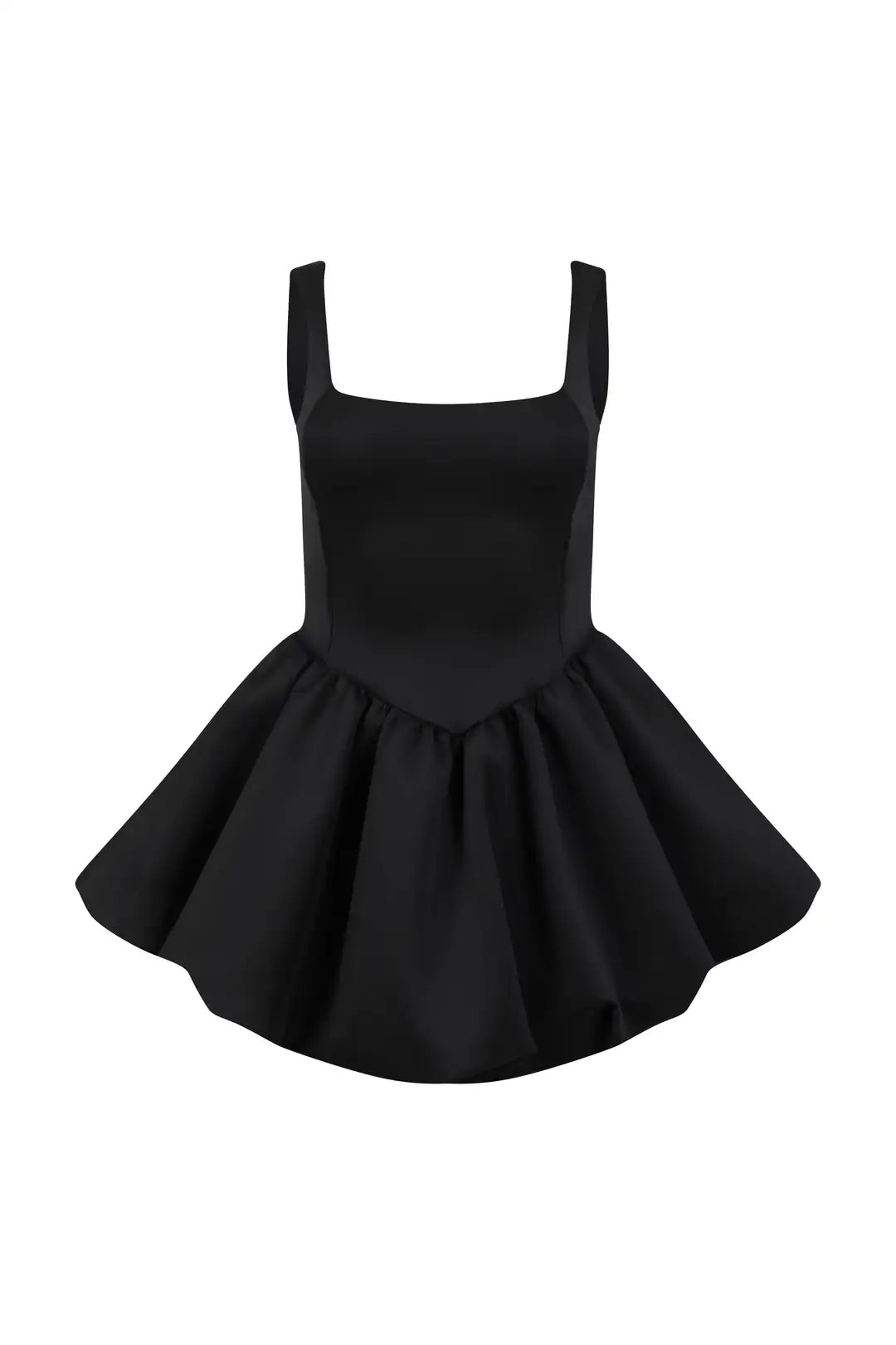 Paros Balloon Skirt Short Dress - 4