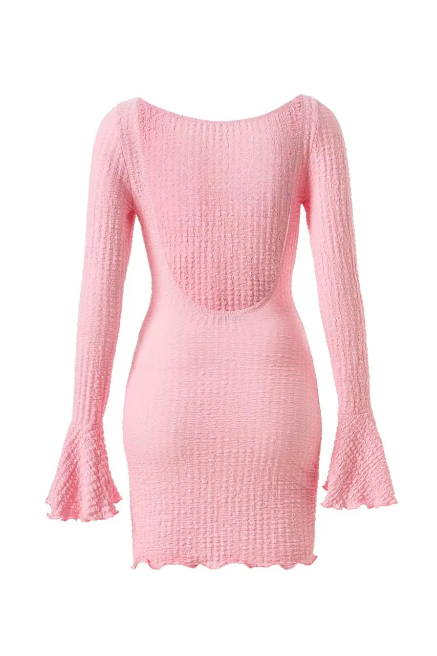 La Posedo Open-Back Long Sleeve Dress - 7