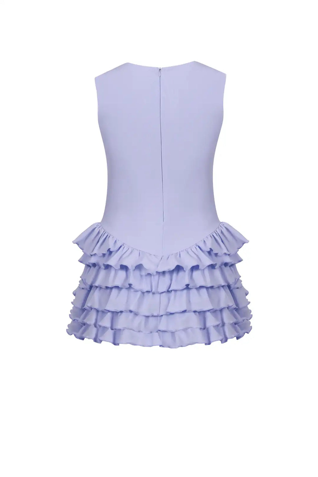 Sardinia Halter Neck Ruffle Romper Dress - 4