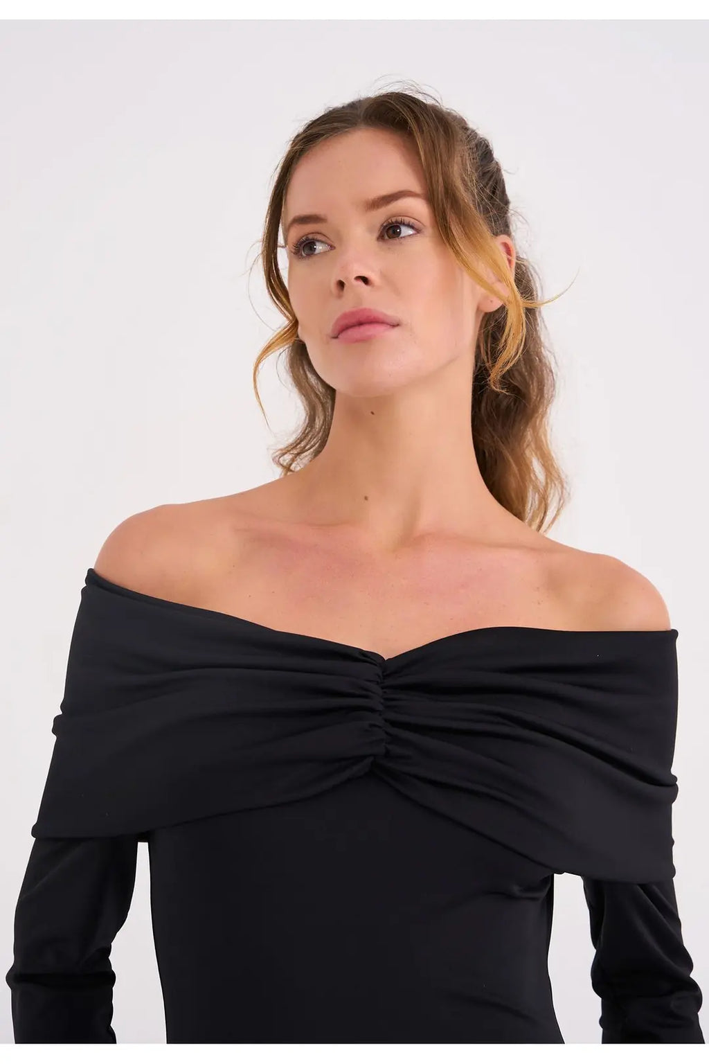 Bellagio Off-Shoulder Jersey Dress - 7