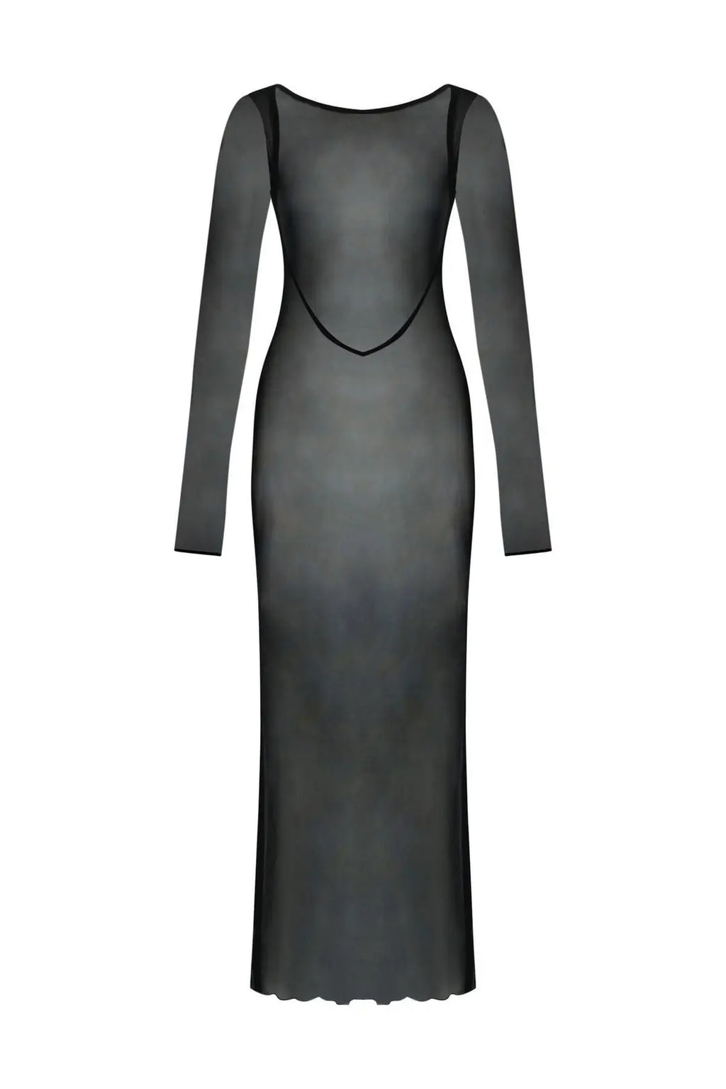 Ibiza Open-Back Sheer Tulle Dress - 2