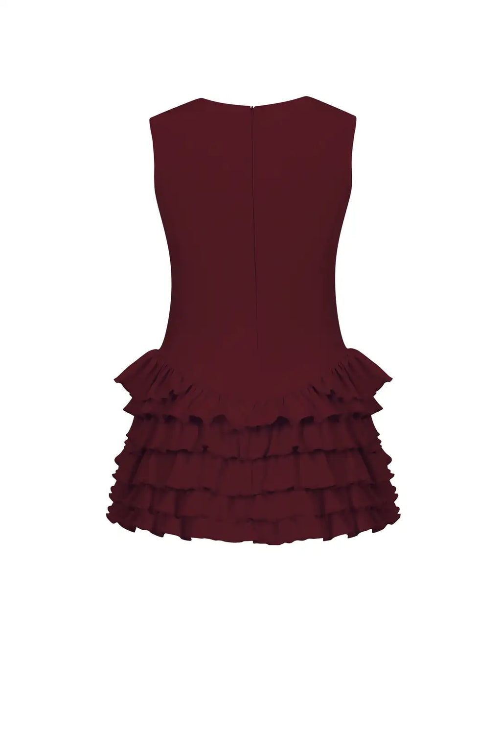 Sardinia Halter Neck Ruffle Romper Dress - 6