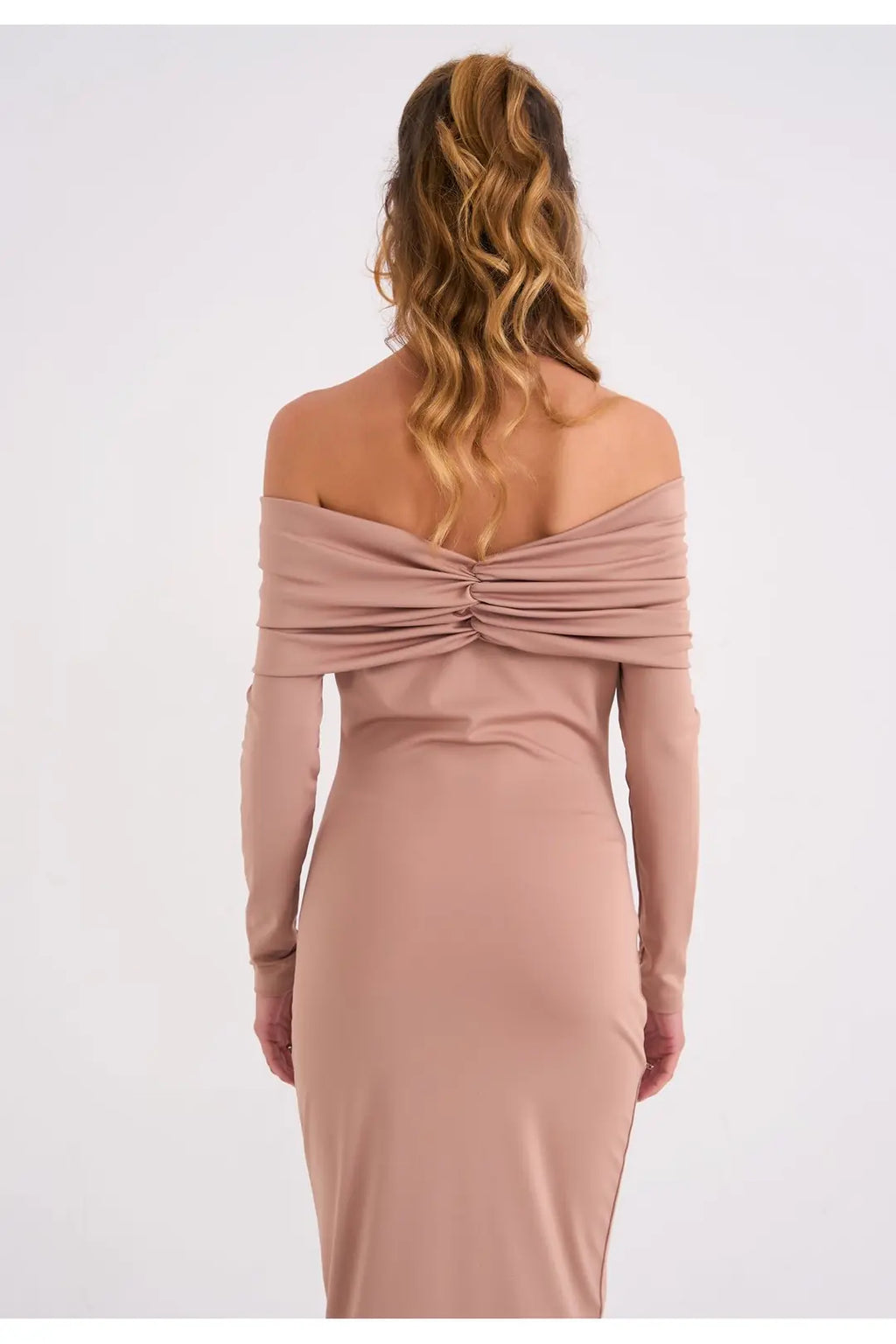 Bellagio Off-Shoulder Jersey Dress - 12