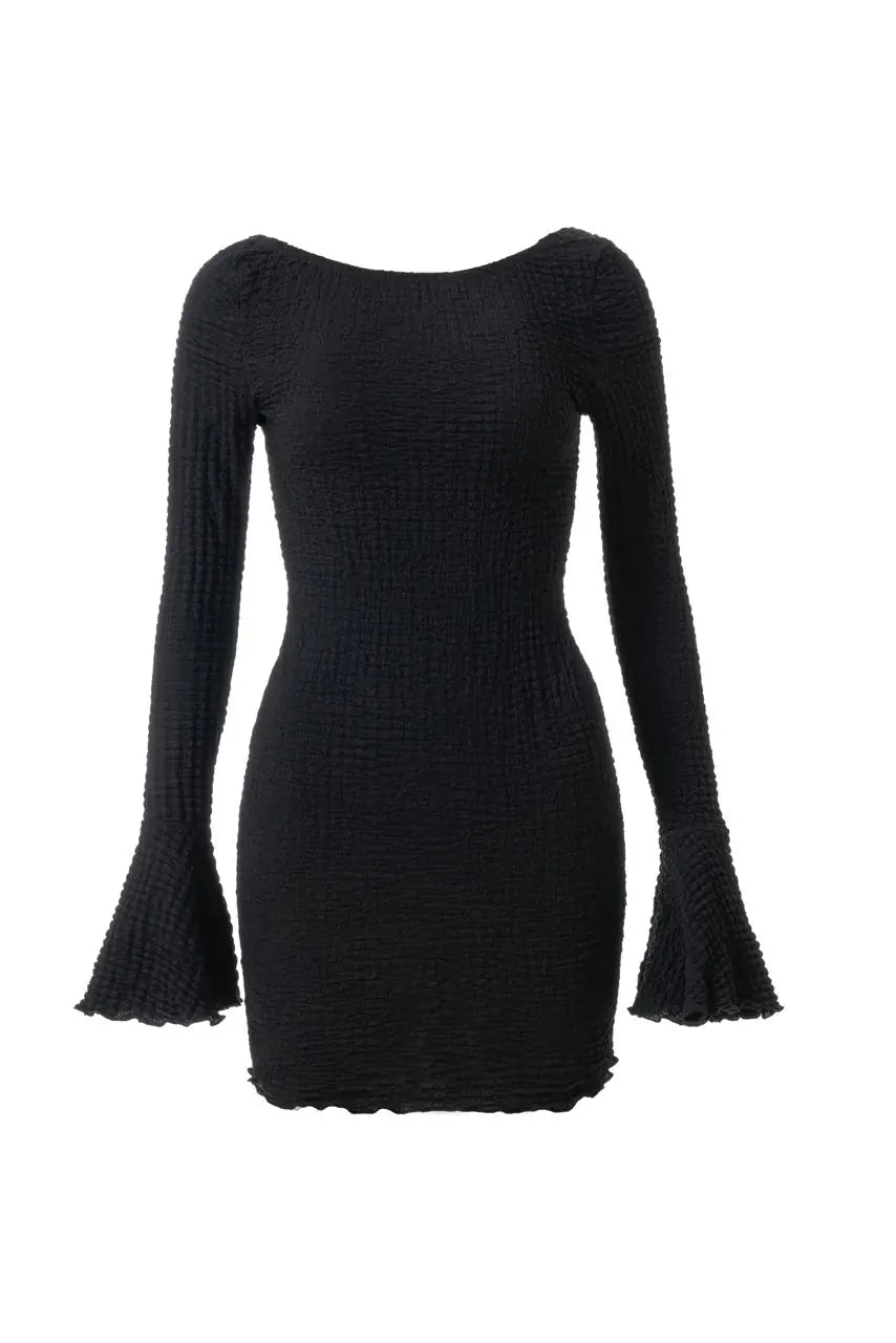 Fleur Open-Back Mini Dress - 8