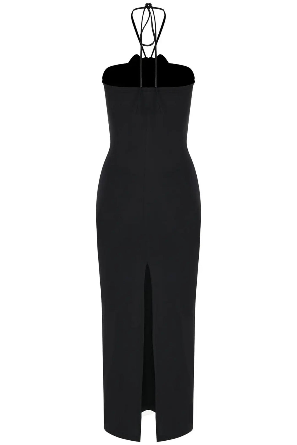 Rome Halter Neck Black Dress - 2