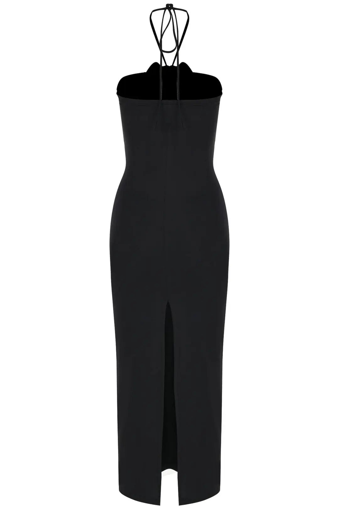 Rome Halter Neck Black Dress - 2