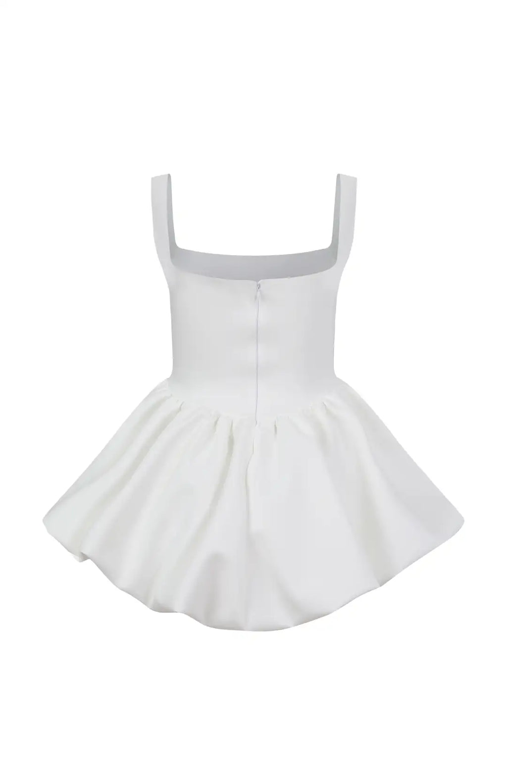 Paros Balloon Skirt Short Dress - 2