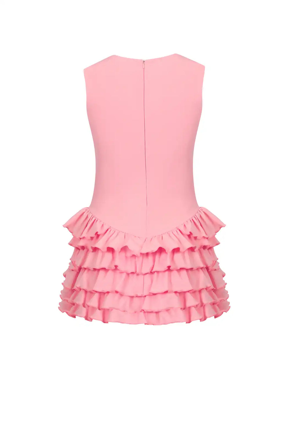 Sardinia Halter Neck Ruffle Romper Dress - 8