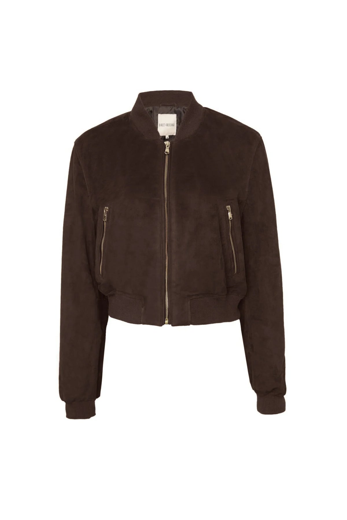 Rosa Suede Bomber Jacket