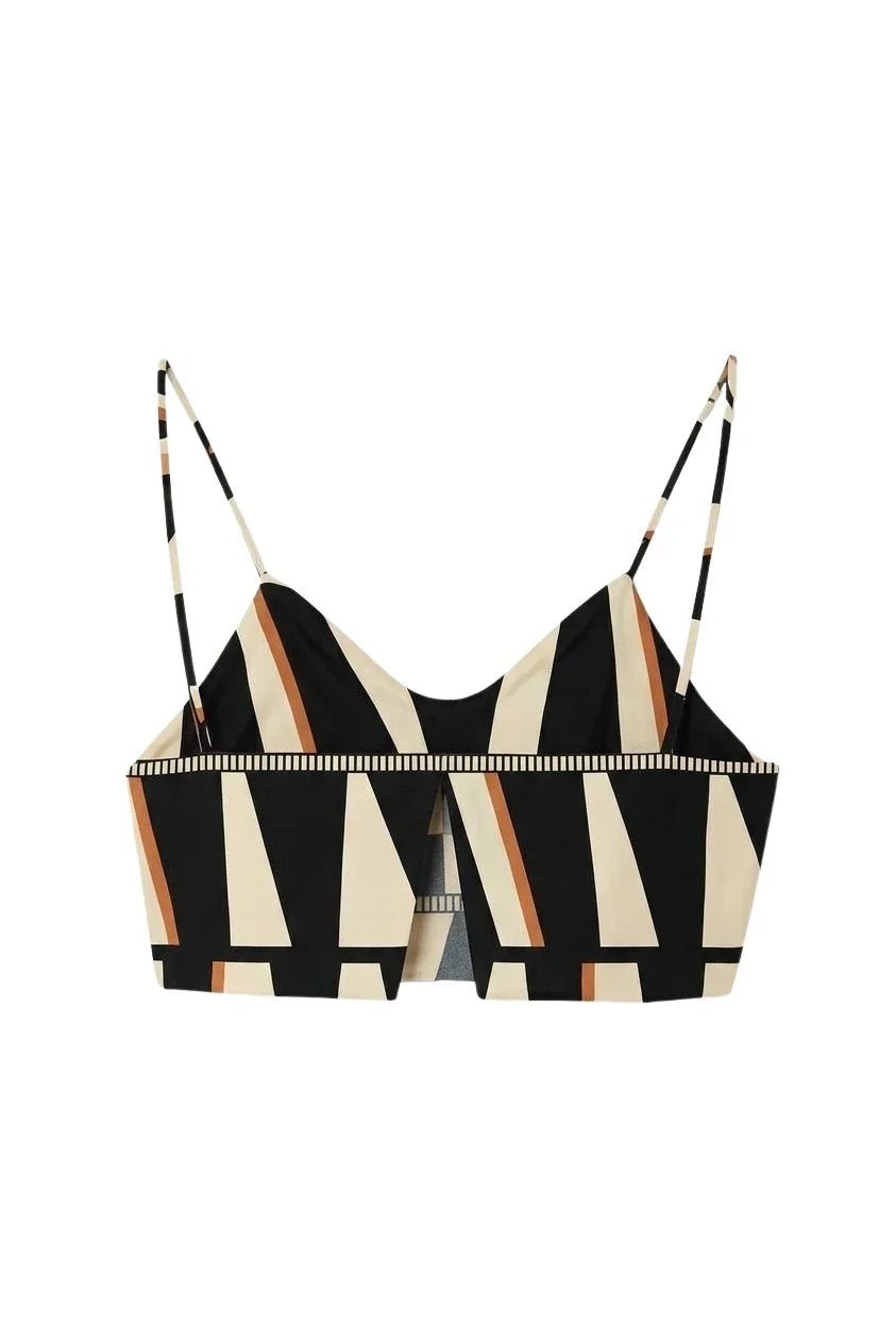 Black Geo Bra