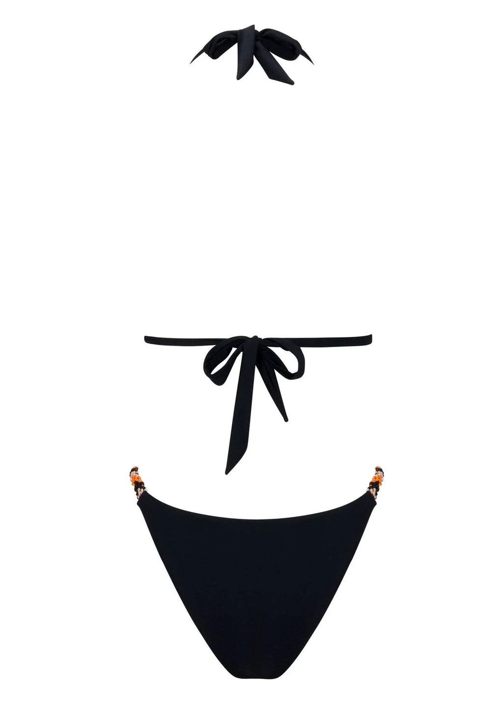 Endless Hand-Embroidered Bikini In Black