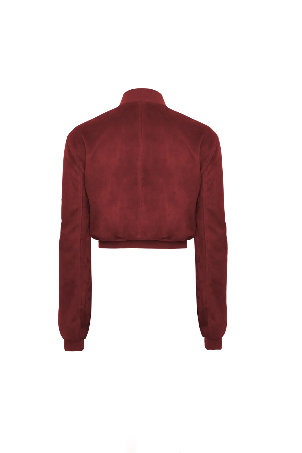 Rosa Suede Bomber Jacket