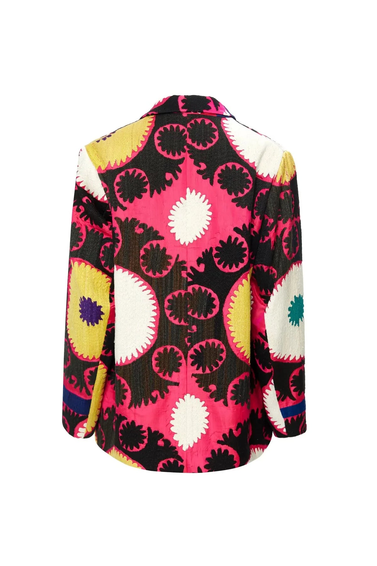 Suzani Black Silk Jacket
