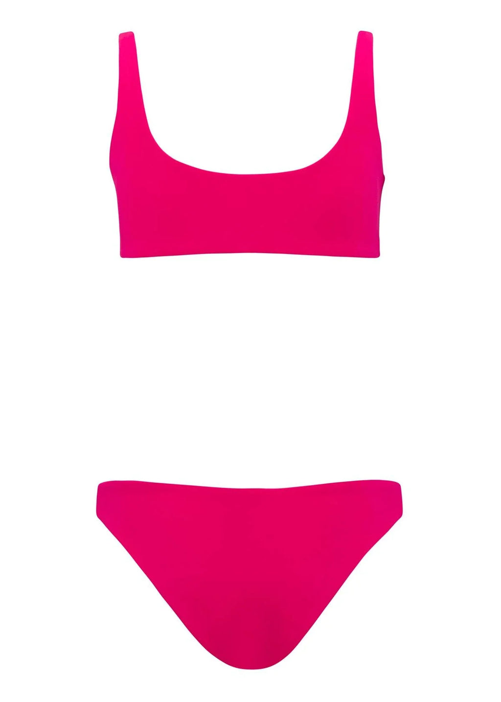 Vivid Scuba Bikini In Fuchsia Colourblock