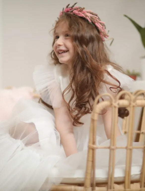 Ecru Tulle Dress