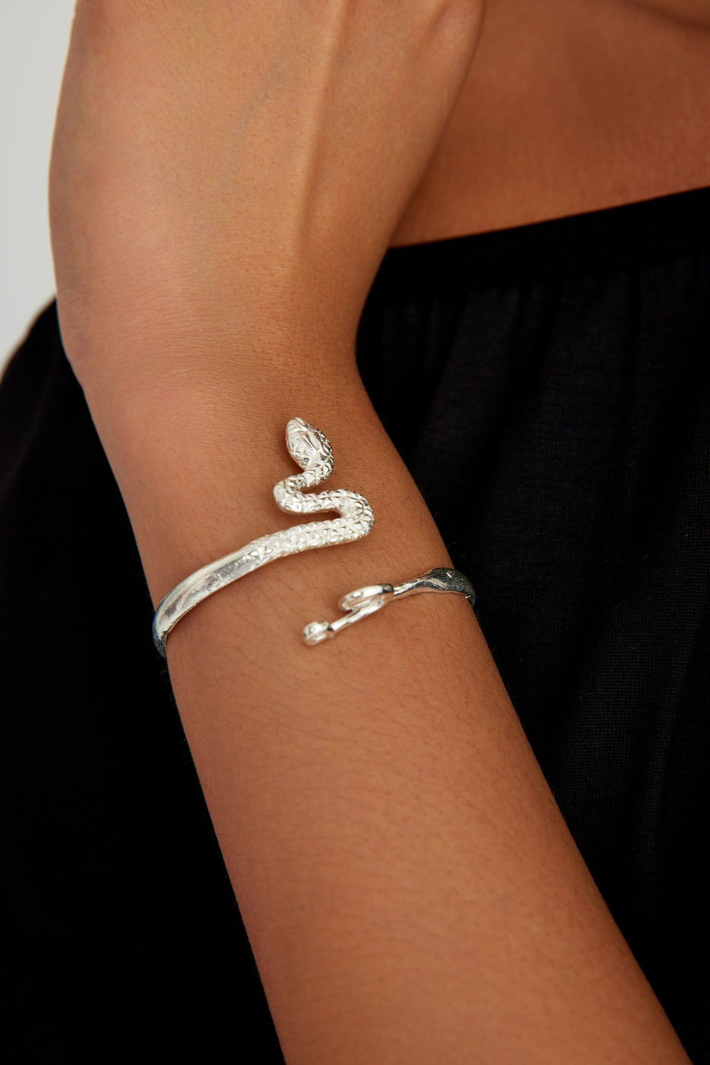 Serpente Cleopatra Silver Bracelet