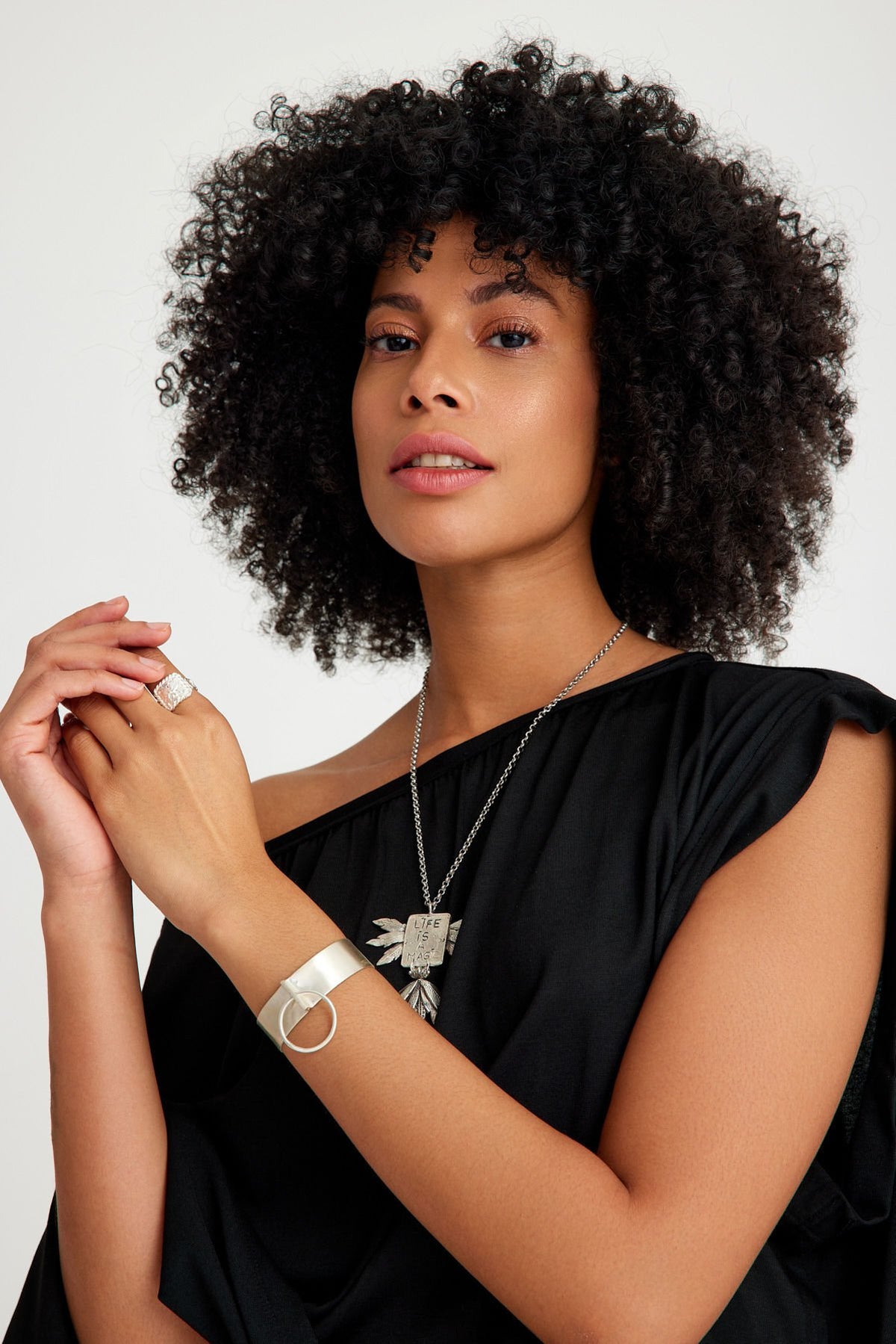 Eternity Loop Silver Bracelet