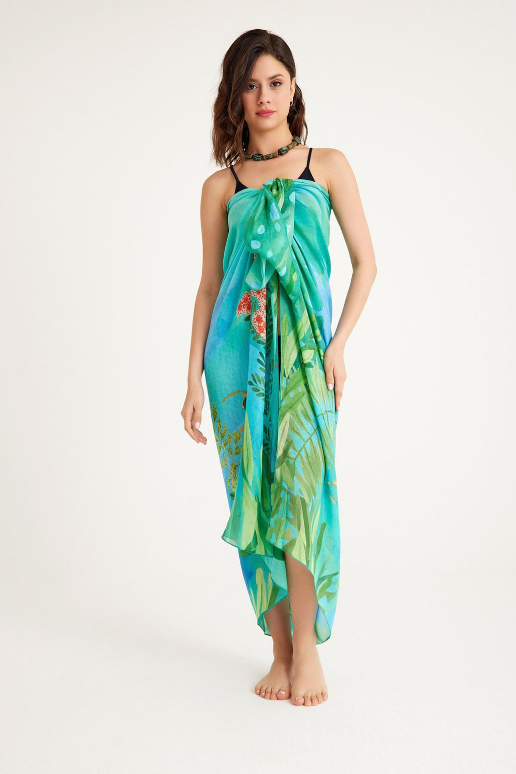 Hawaii Pareo - 160 X 140 Cm Silk Cotton
