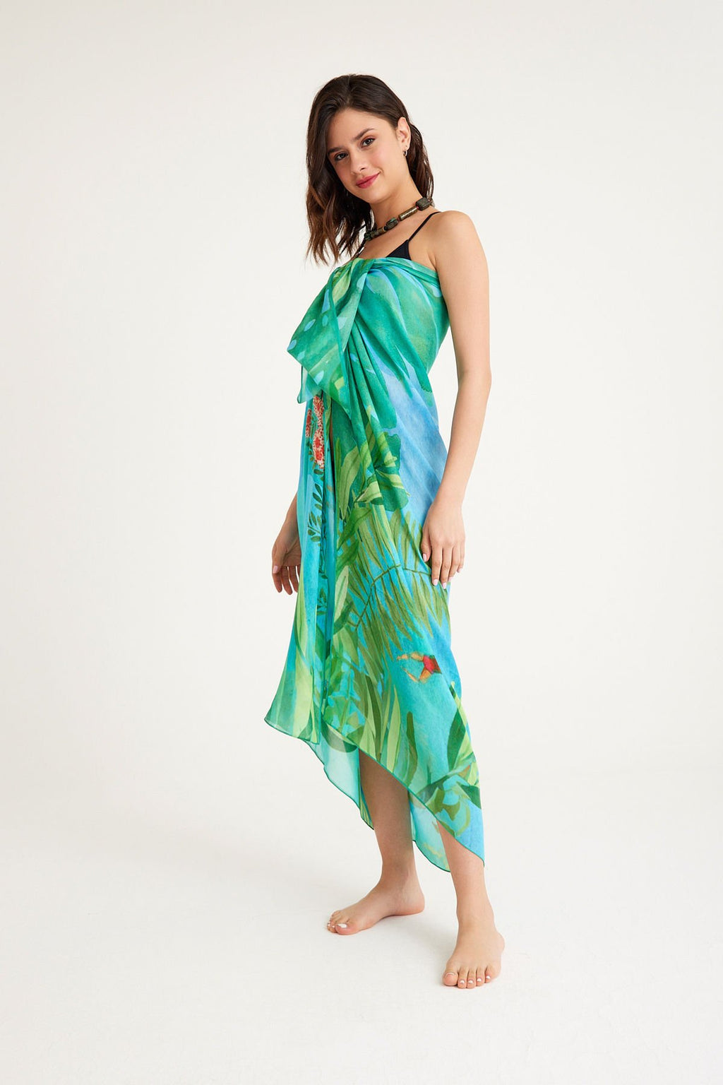 Hawaii Pareo - 160 X 140 Cm Silk Cotton